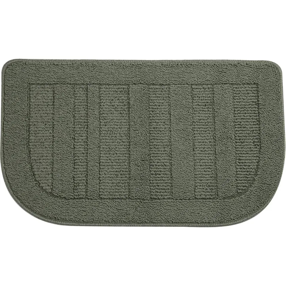Green D Shaped Small Area Rugs for Kitchen