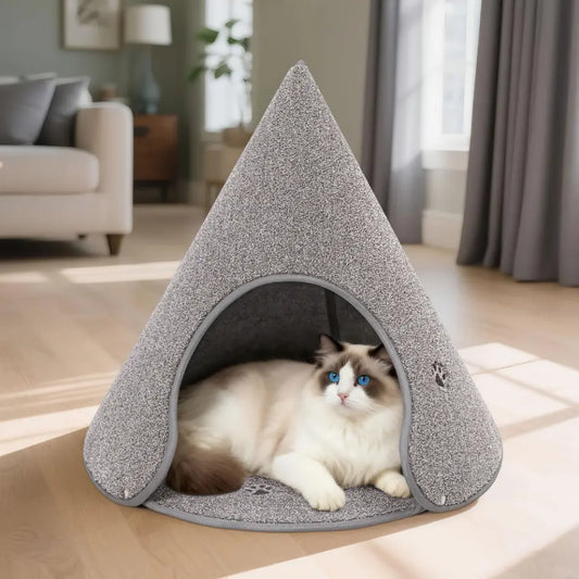 Grey Cat Teepee Bed