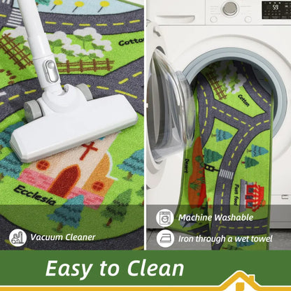 How to Clean Toy Car Play Town Rug