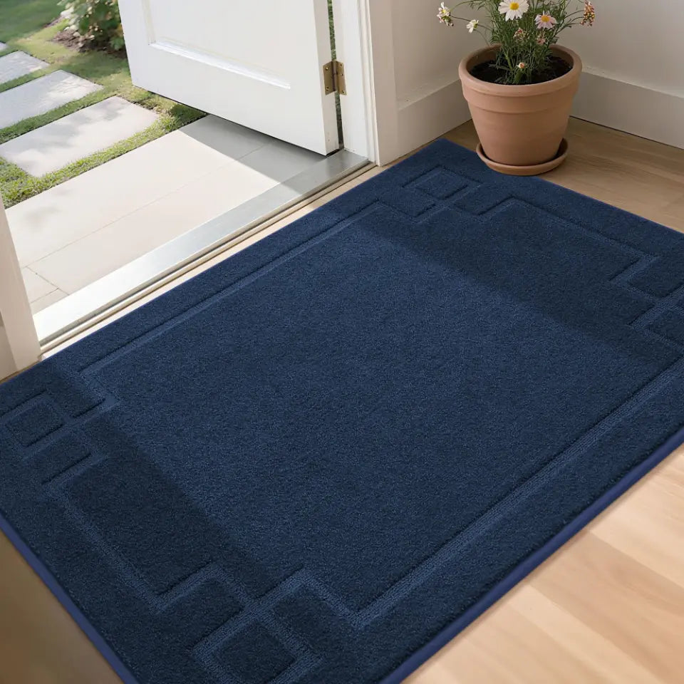 Navy Blue 36x60 Non-Slip Door Mats