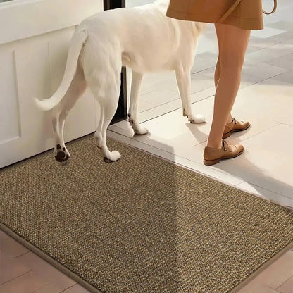 Pass by awesome front door mats with dog