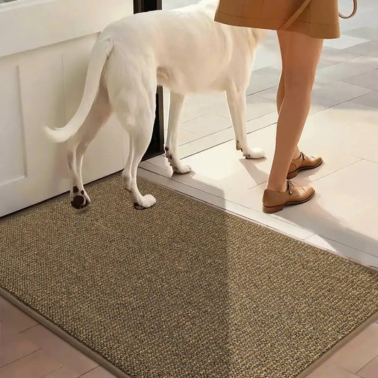 Pass by awesome front door mats with dog
