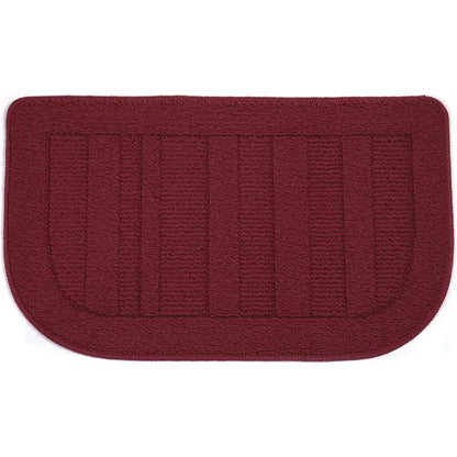 Red D Shaped Small Area Rugs for Kitchen