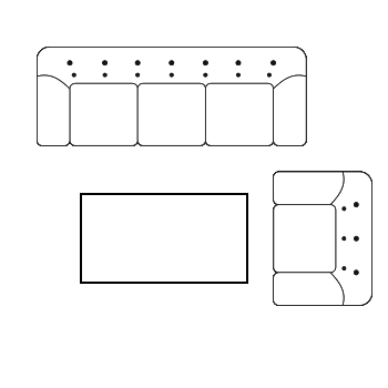 Size Reference Diagram - Rectangular Kids Play Set Usage Scenario