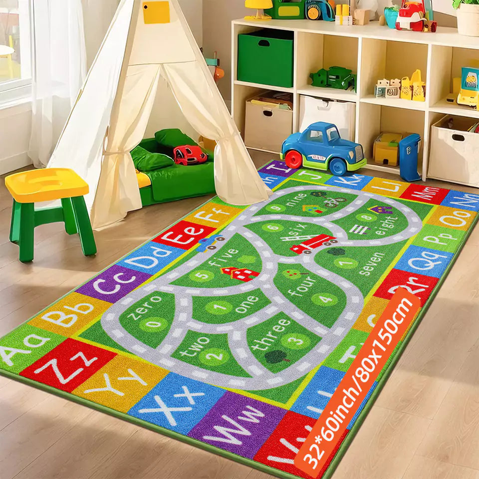 Size of Number Track Kids Play Mats