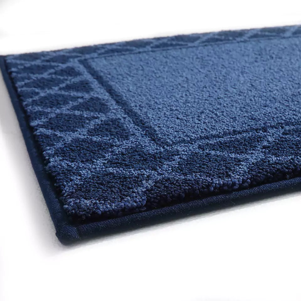 Thickness Details of Diamond Lattice Bordered Non Slip Indoor Front Door Mat